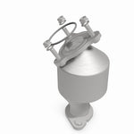 MagnaFlow 52301 oem grade direct-fit catalytic converter, side view of the turntable spin