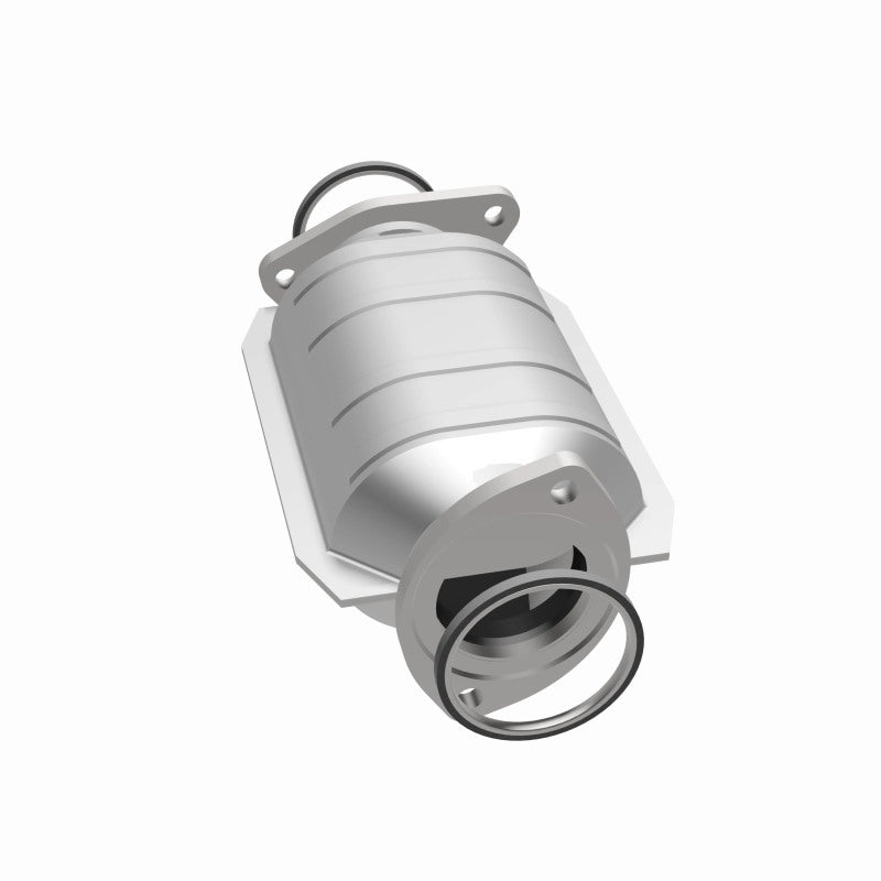 MagnaFlow 26227 hm grade direct-fit catalytic converter, opposite side view of the turntable spin