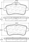 StopTech Street Brake Pads - Front