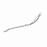 MagnaFlow 93279 hm grade direct-fit catalytic converter, rear view of the turntable spin