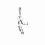 MagnaFlow 5561676 carb direct-fit catalytic converter, opposite side view of the turntable spin