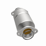 MagnaFlow 338656 carb direct-fit catalytic converter, opposite side view of the turntable spin