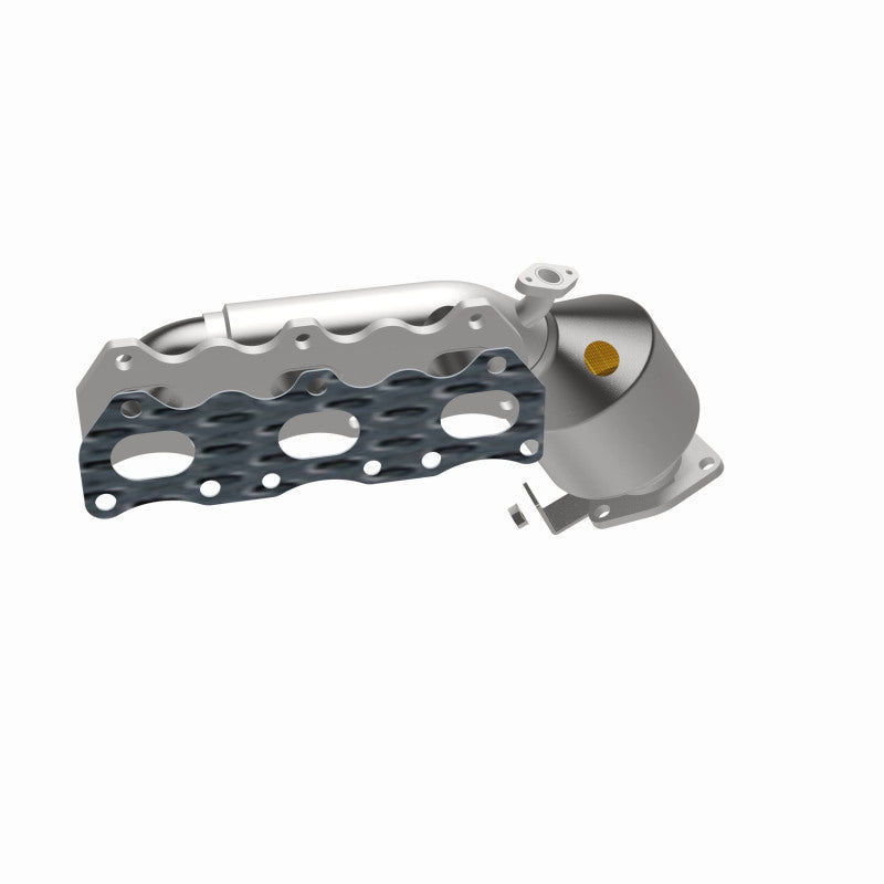 MagnaFlow 49051 oem grade manifold converter, opposite side view of the turntable spin
