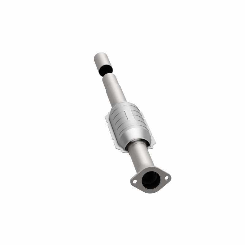 MagnaFlow 49034 oem grade direct-fit catalytic converter, opposite side view of the turntable spin