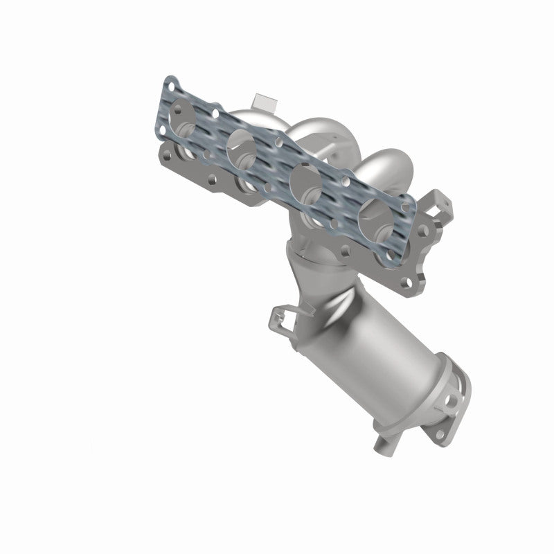 MagnaFlow 50708 hm grade manifold converter, side view of the turntable spin