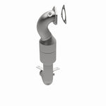 MagnaFlow 5461350 carb direct-fit catalytic converter, opposite side view of the turntable spin