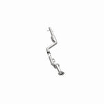 MagnaFlow 24008 hm grade direct-fit catalytic converter, opposite side view of the turntable spin