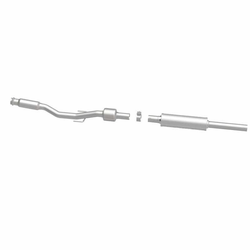 MagnaFlow 49029 oem grade direct-fit catalytic converter, side view of the turntable spin