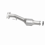 MagnaFlow 49984 oem grade direct-fit catalytic converter, side view of the turntable spin