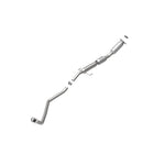 MagnaFlow 551496 carb direct-fit catalytic converter, rear view of the turntable spin