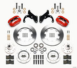 Wilwood Forged Dynalite Front Kit 12.19in Red 69-70 Impala Drum/Disc 69-82 Vette