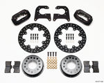 Wilwood Forged Dynalite Rear Drag Kit Drilled Rotor Chevy 12 Bolt-Spec 3.15in Bearing