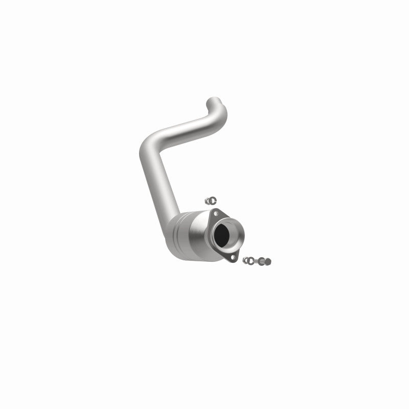 MagnaFlow 52004 oem grade direct-fit catalytic converter, opposite side view of the turntable spin