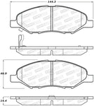 StopTech Street Brake Pads - Front