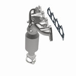 MagnaFlow 50330 hm grade manifold converter, opposite side view of the turntable spin