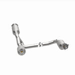 MagnaFlow 280429 oem grade direct-fit catalytic converter, opposite side view of the turntable spin