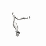 MagnaFlow 93397 hm grade direct-fit catalytic converter, opposite side view of the turntable spin