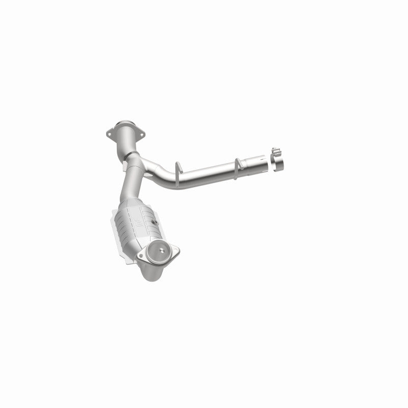 MagnaFlow 93125 hm grade direct-fit catalytic converter, opposite side view of the turntable spin
