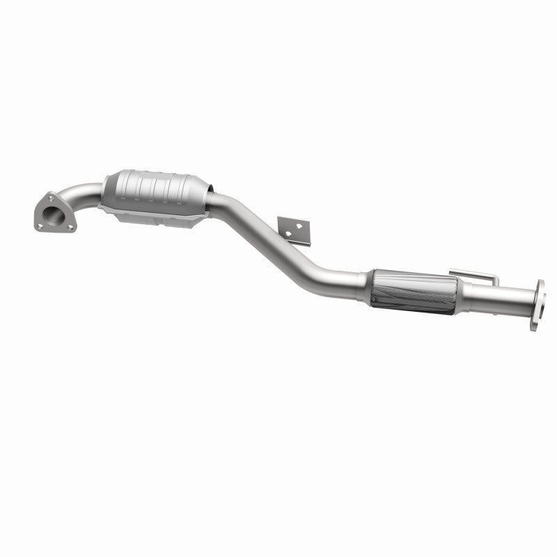 MagnaFlow 24429 hm grade direct-fit catalytic converter, side view of the turntable spin