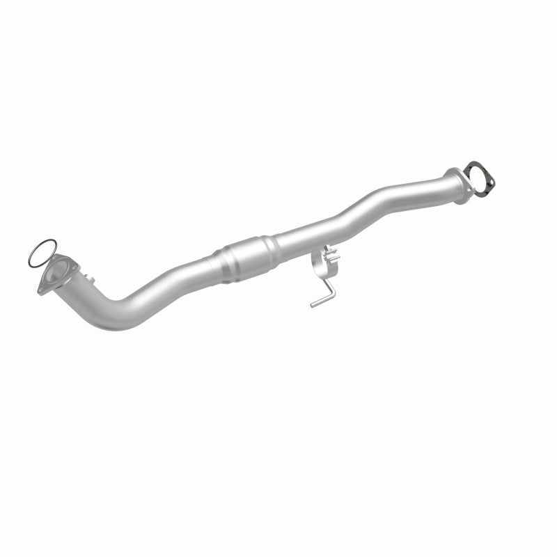 MagnaFlow 52493 oem grade direct-fit catalytic converter, front three-quarter view of the turntable spin