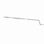 MagnaFlow 52466 oem grade direct-fit catalytic converter, side view of the turntable spin