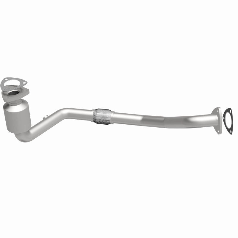 MagnaFlow 49309 oem grade direct-fit catalytic converter, side view of the turntable spin