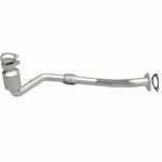 MagnaFlow 49309 oem grade direct-fit catalytic converter, side view of the turntable spin