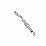 MagnaFlow 49846 oem grade direct-fit catalytic converter, rear three-quarter view of the turntable spin