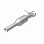MagnaFlow 5571196 carb direct-fit catalytic converter, rear view of the turntable spin