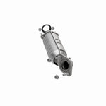 MagnaFlow 24403 hm grade direct-fit catalytic converter, opposite side view of the turntable spin