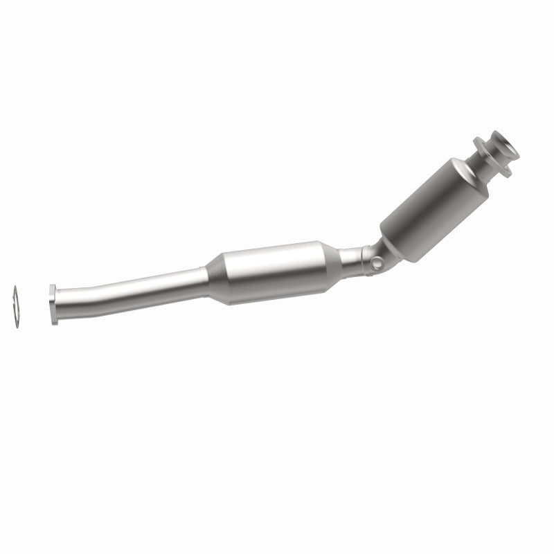 MagnaFlow 5411010 carb direct-fit catalytic converter, opposite side view of the turntable spin