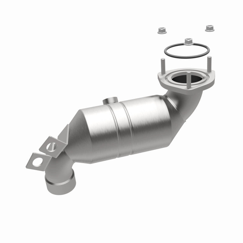 MagnaFlow 51430 oem grade direct-fit catalytic converter, opposite side view of the turntable spin