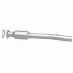 MagnaFlow 55321 hm grade direct-fit catalytic converter, side view of the turntable spin