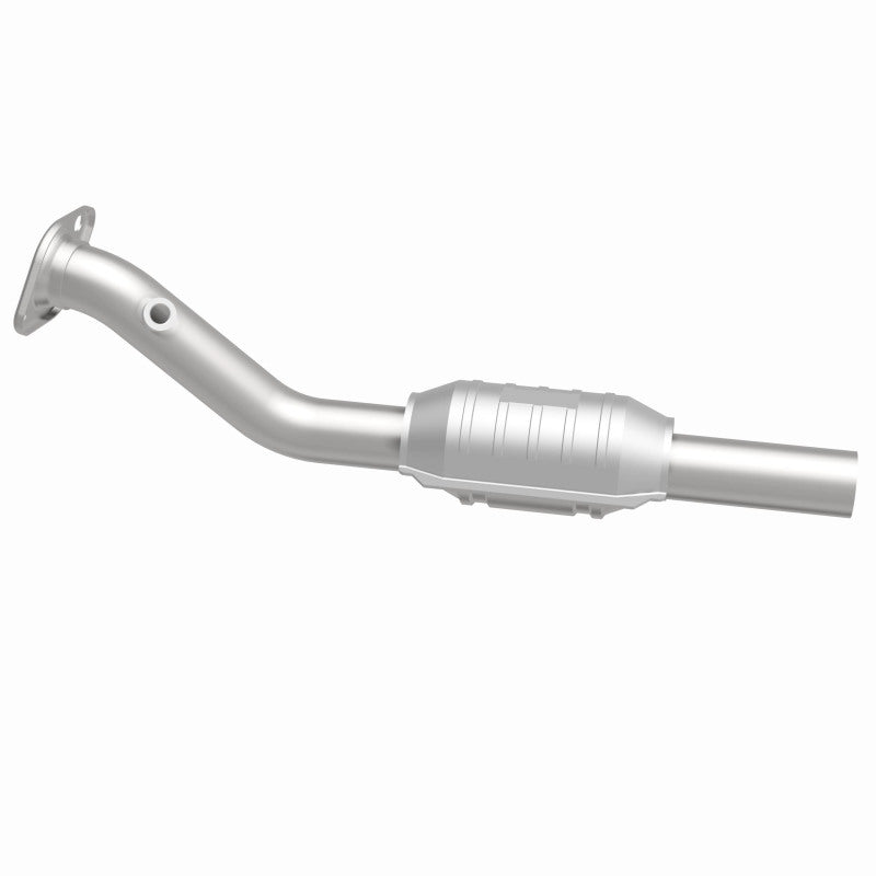 MagnaFlow 49961 oem grade direct-fit catalytic converter, side view of the turntable spin