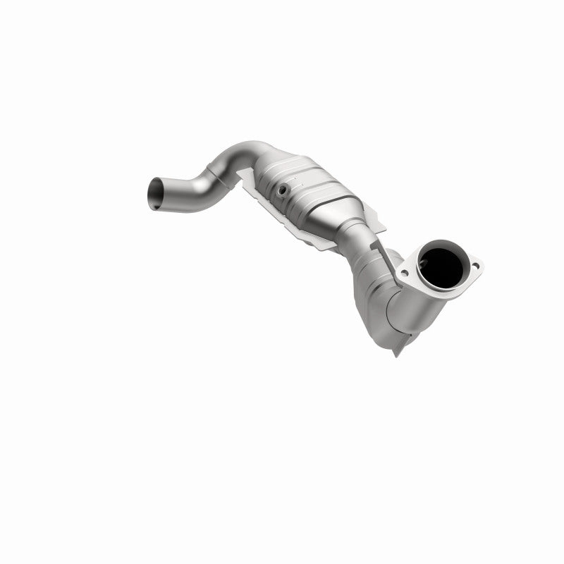 MagnaFlow 93628 hm grade direct-fit catalytic converter, opposite side view of the turntable spin