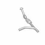 MagnaFlow 51692 oem grade direct-fit catalytic converter, rear three-quarter view of the turntable spin
