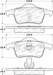 StopTech Performance 99-06 Volvo S80 Rear Brake Pads