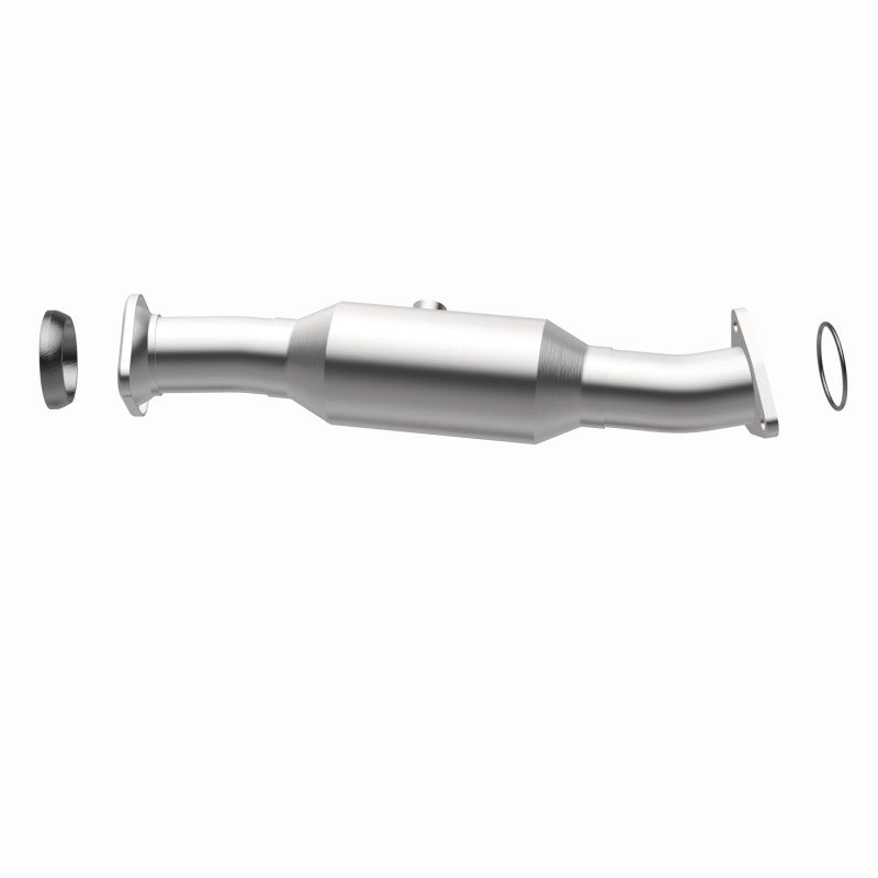MagnaFlow 4481724 carb direct-fit catalytic converter, side view of the turntable spin