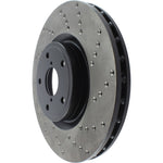 StopTech 05-17 Subaru WRX Cryo Drilled Sport Left Front Rotor