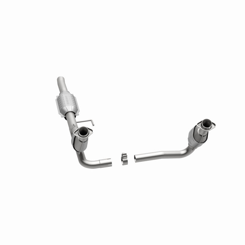 MagnaFlow 93414 hm grade direct-fit catalytic converter, opposite side view of the turntable spin