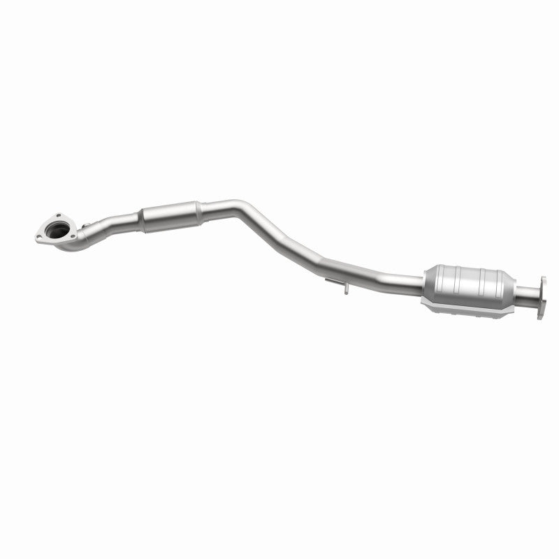MagnaFlow 49960 oem grade direct-fit catalytic converter, side view of the turntable spin