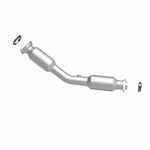 MagnaFlow 5411166 carb direct-fit catalytic converter, side view of the turntable spin