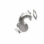 MagnaFlow 551545 carb direct-fit catalytic converter, opposite side view of the turntable spin