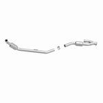 MagnaFlow 24535 hm grade direct-fit catalytic converter, side view of the turntable spin