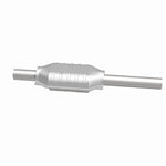 MagnaFlow 3391222 carb direct-fit catalytic converter, side view of the turntable spin