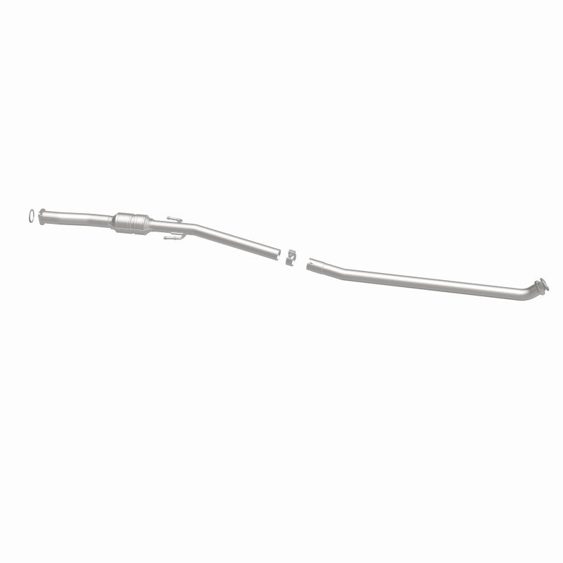 MagnaFlow 23637 hm grade direct-fit catalytic converter, side view of the turntable spin