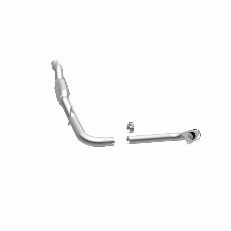 MagnaFlow 24147 hm grade direct-fit catalytic converter, opposite side view of the turntable spin