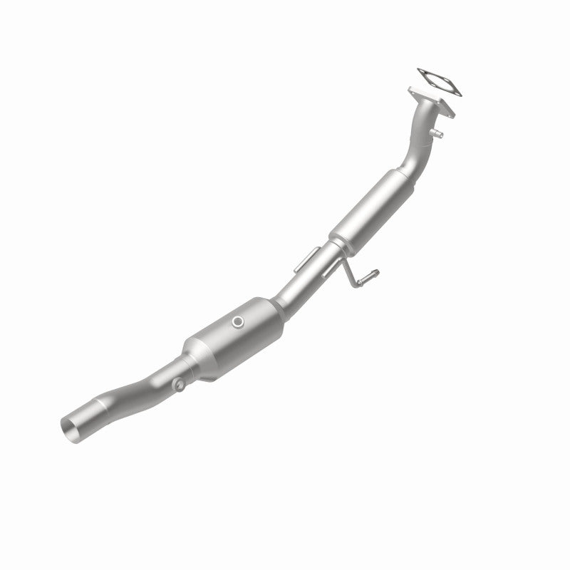 MagnaFlow 5461464 carb direct-fit catalytic converter, rear view of the turntable spin