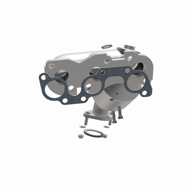 MagnaFlow 50260 hm grade manifold converter, opposite side view of the turntable spin