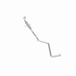 MagnaFlow 52462 oem grade direct-fit catalytic converter, rear three-quarter view of the turntable spin